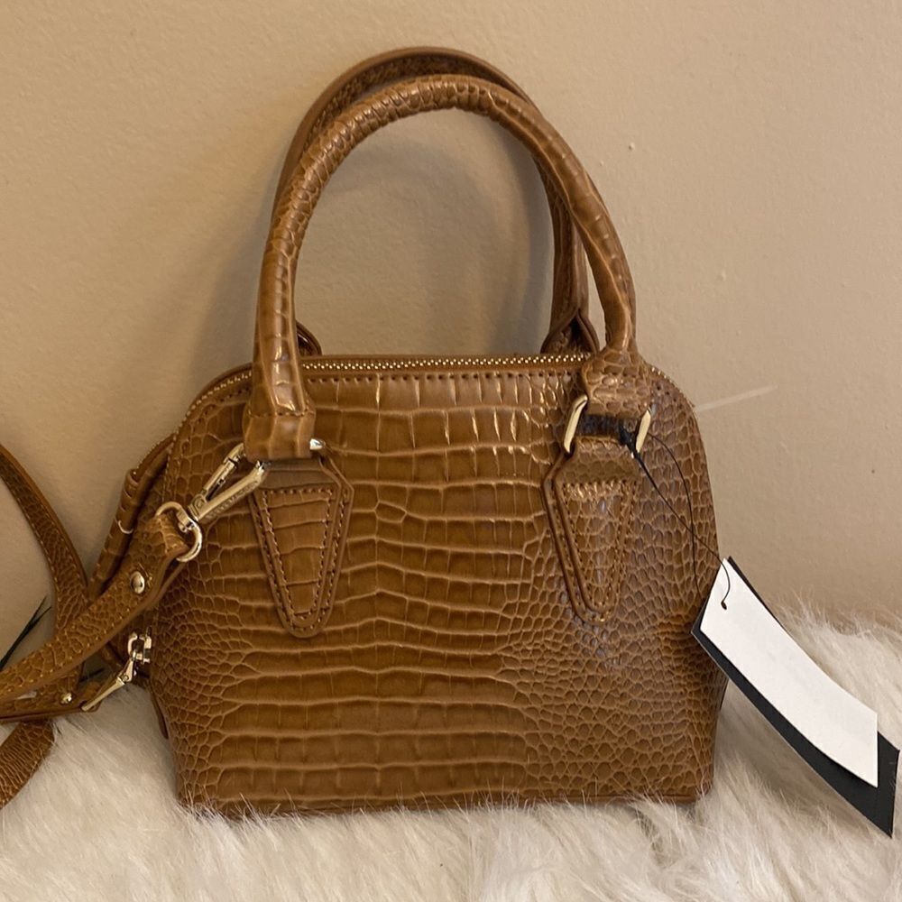NWT Steve Madden (BHope) Satchel/Crossbody - Cognac - Picture 9 of 16